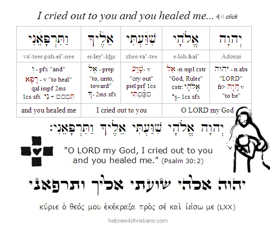 Psalm 30:2 Hebrew lesson